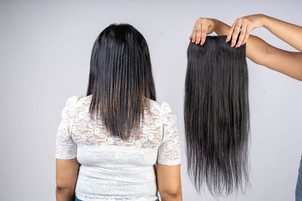 6 Clip Human Hair One Set Volumizer for Extra Volume | Capilus